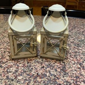 Pier 1 Light blue lanterns